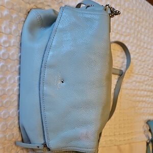 Elegant Blue Leather Kate Spade Women's Bag